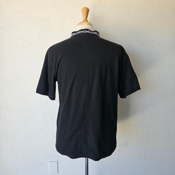 Lurking Class by Sketchy Tank Chains Collar Embroidered Black Polo Shirt Alt L - Picture 5 of 6